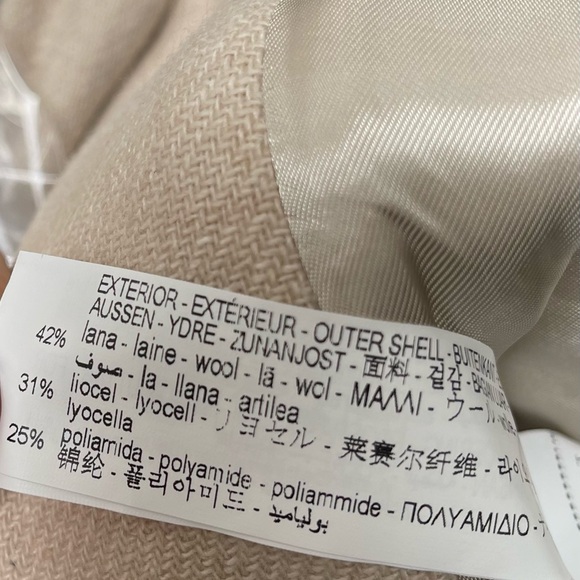 MANTECO MINIMALIST COAT WITH  WOOL ZW COLLECTION - Picture 2 of 11